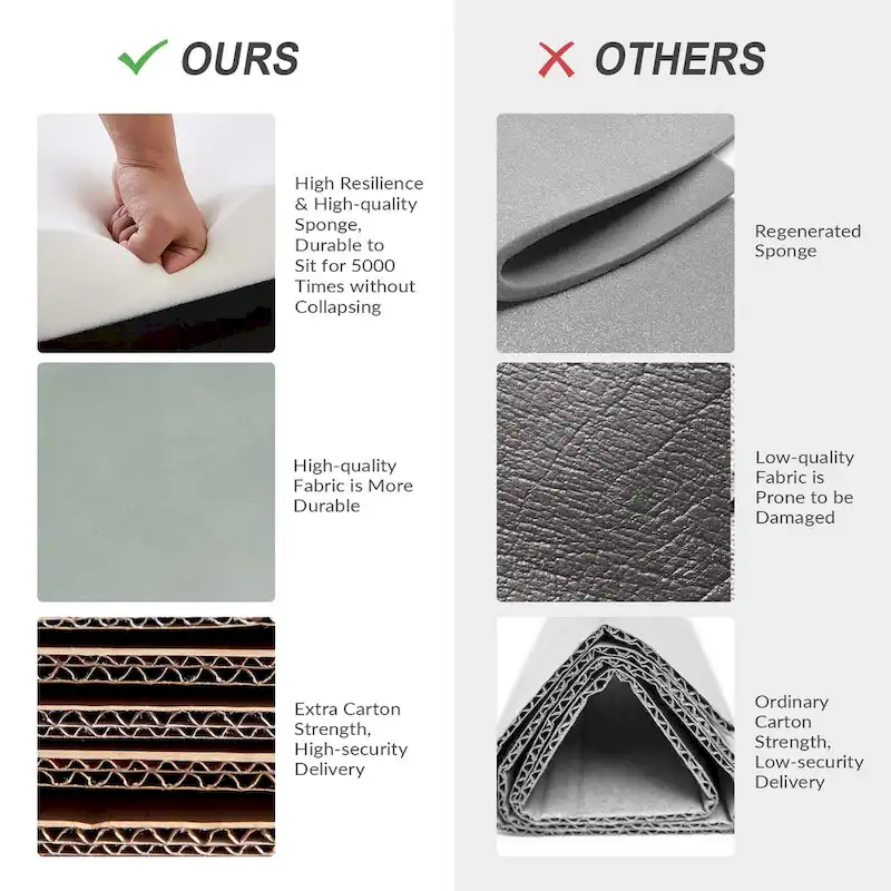 Felice Modern Swivel Height Adjustment Diamond-Tufted Office Chair by HULALA HOME