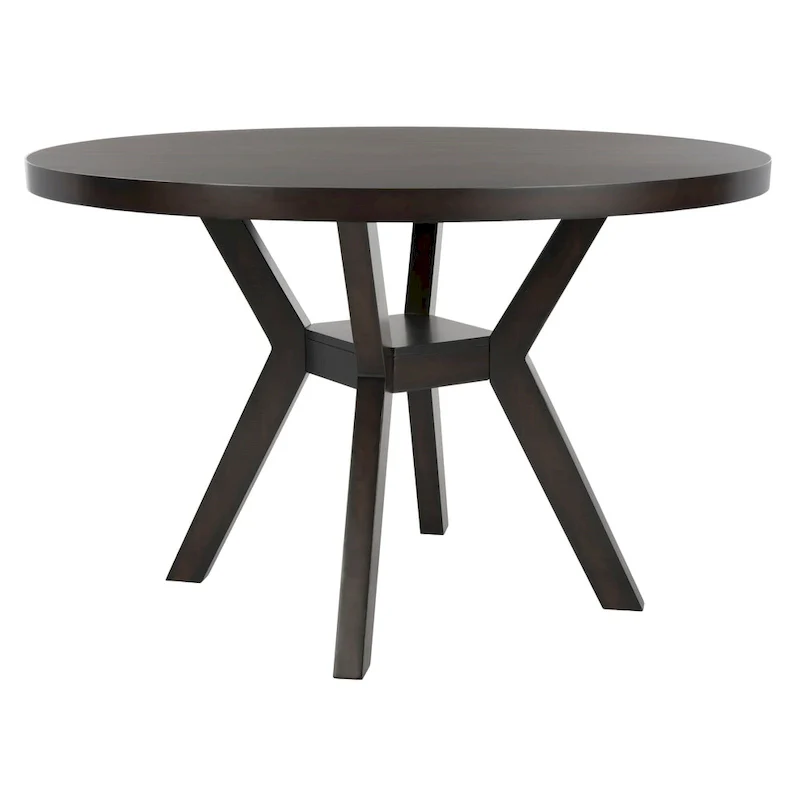 Round Solid Wood Dining Table, 48