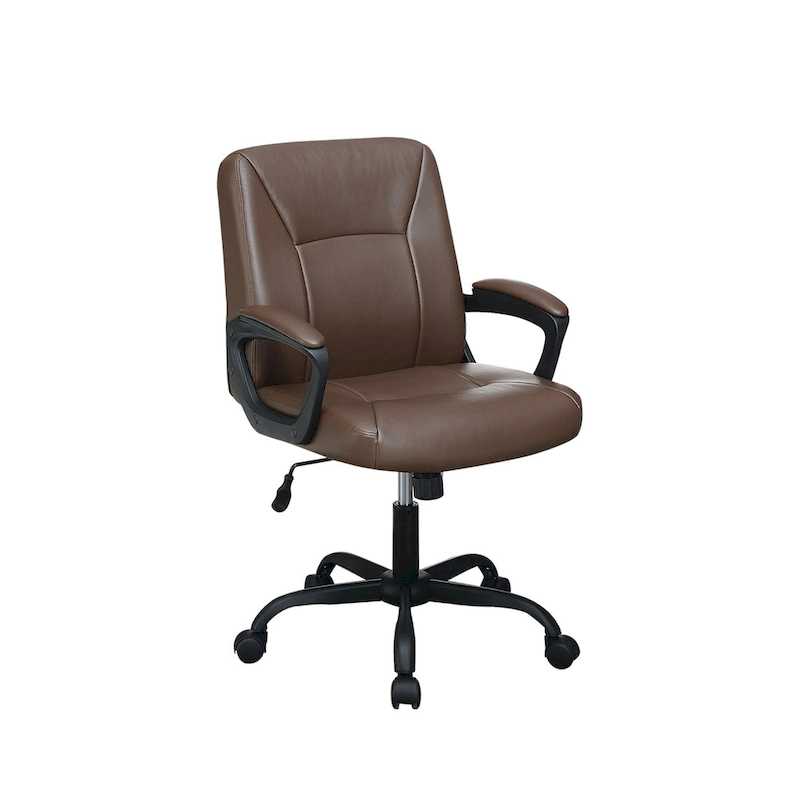 Adjustable Height Office Chair with Padded Armrests