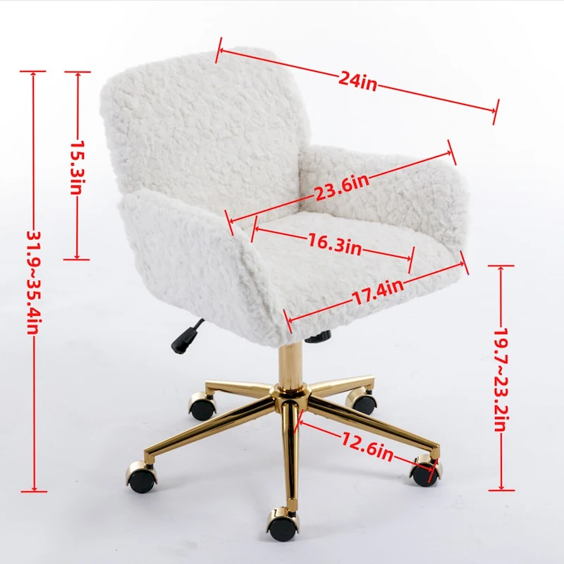 Adjustable Swivel Office Chairs, Vanity Chairs.