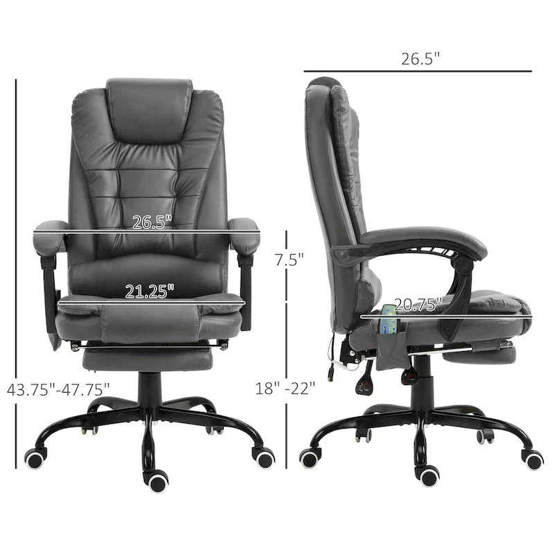 Massage Office Chair High Back Executive Recliner