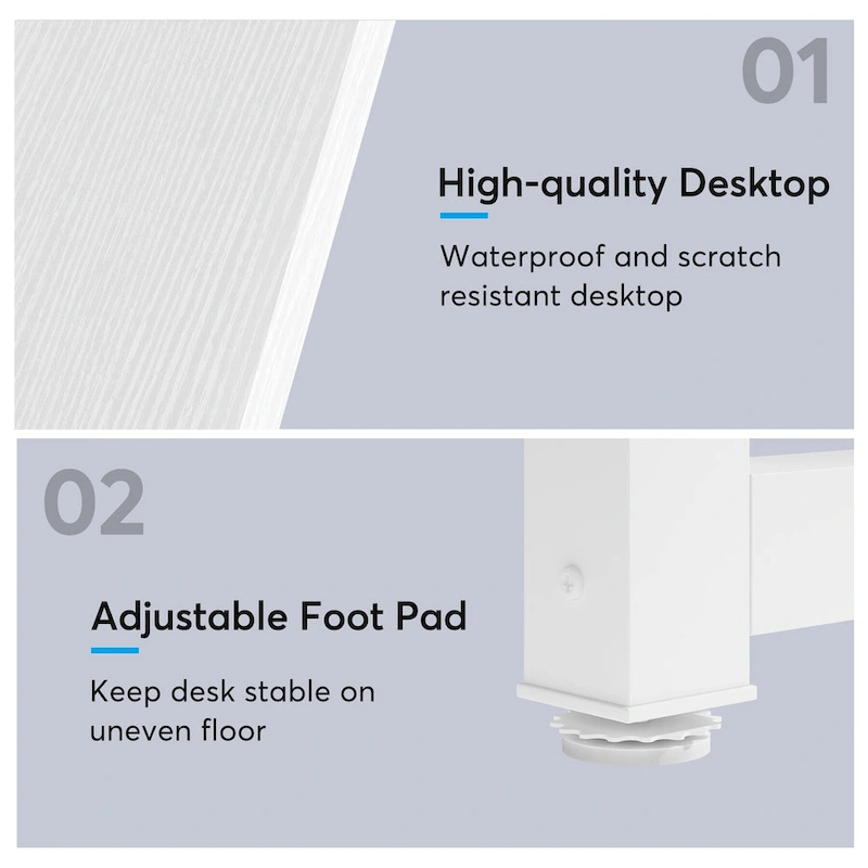 78.7 Inches Extra Long Computer Desk 2 Person Desk Large Writing Desk