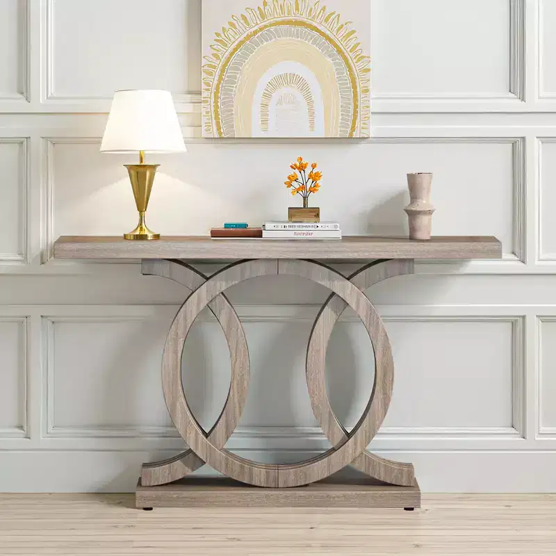 MAYEERTY Versatile Accent Console Table for Living Room Entryway Hallway Decor Display