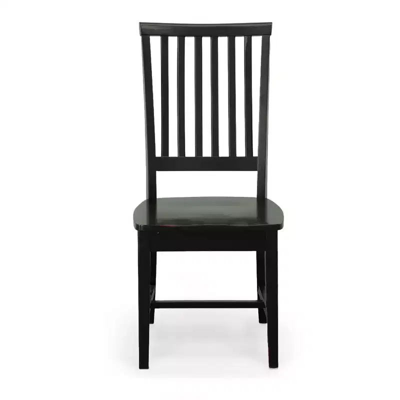 Carolina Living Delano Dining Chair Antique Black: Mission Style, Sturdy Wood Frame, 280lb Capacity