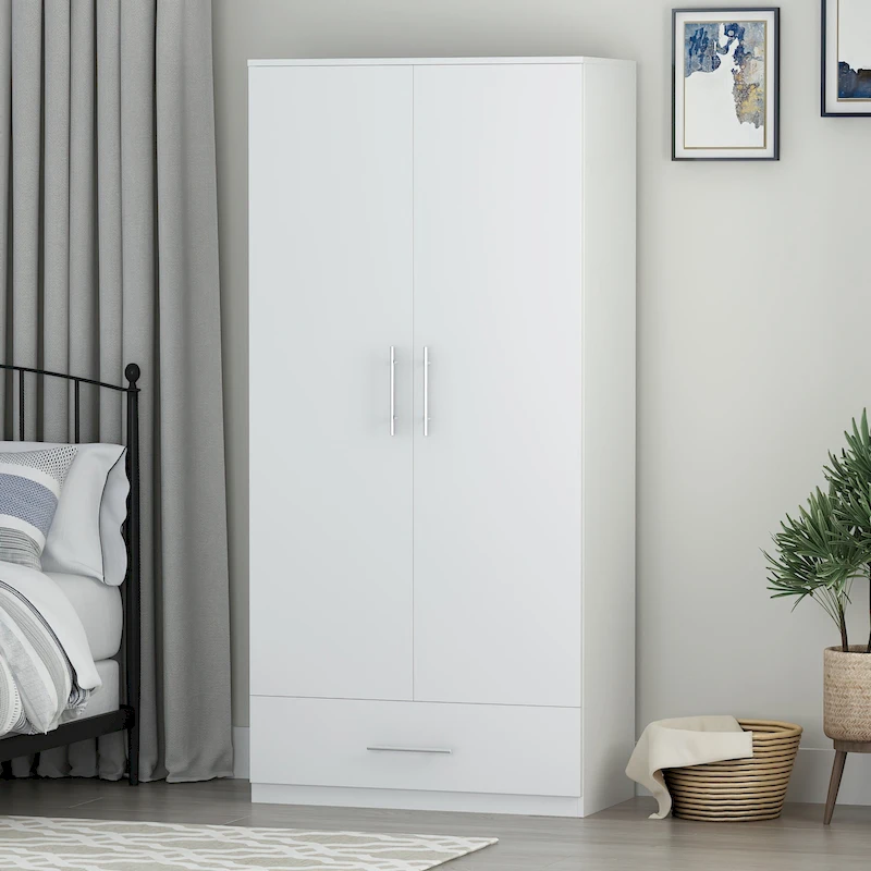 31.5W x 66.9H Wardrobe Armoire For Bedroom Saving Saving