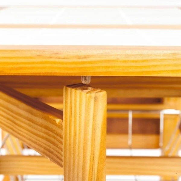 White & Yellow Rolling Kitchen Island Cart, 1-Person, 35.8 x 14.6 x 29.52 in