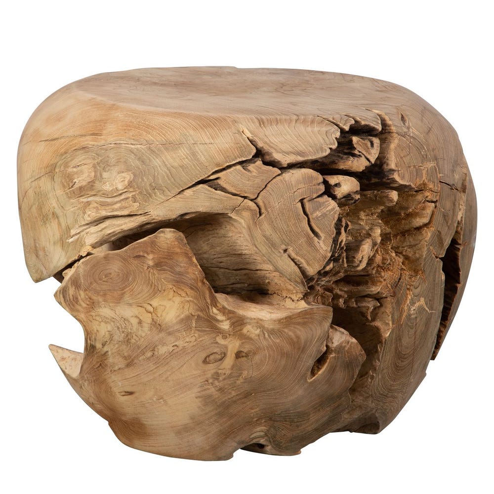 Sola Side Table, Bleached