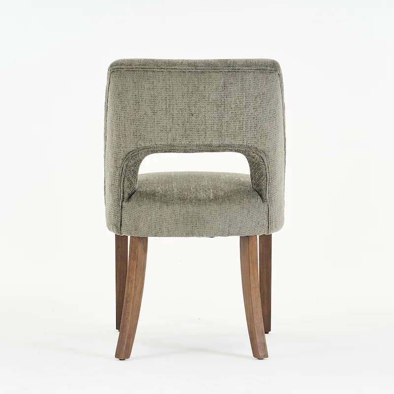 Upholstered Back Side Dining Chair Set of 2