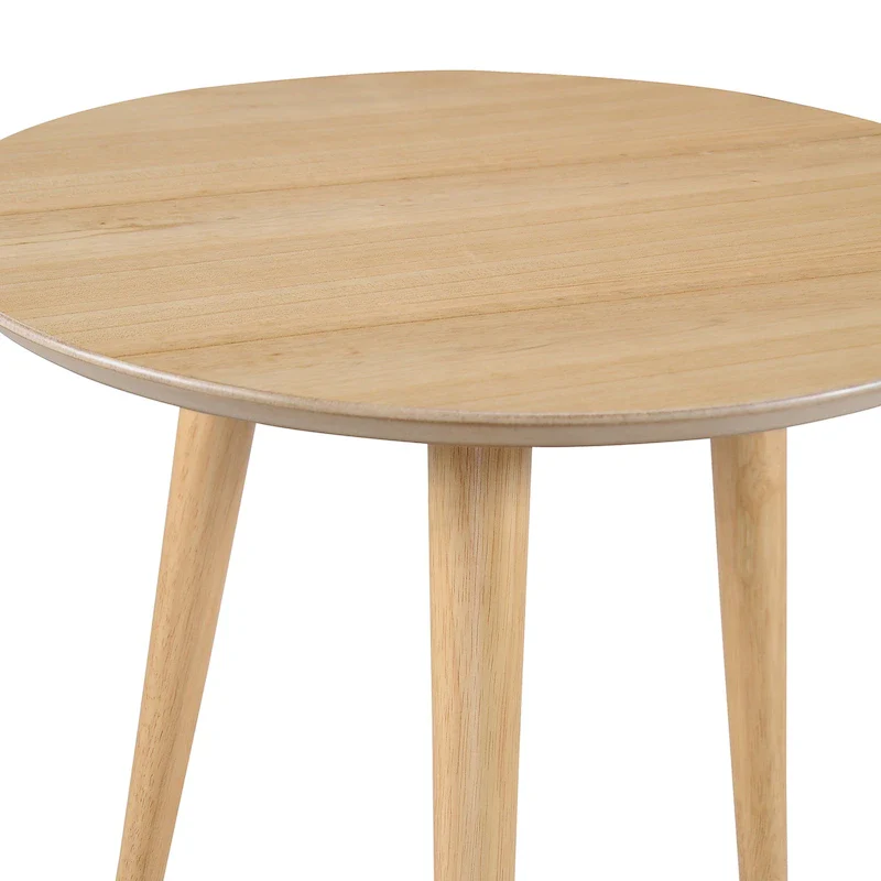 Faux Wood Finish Side Table — 20