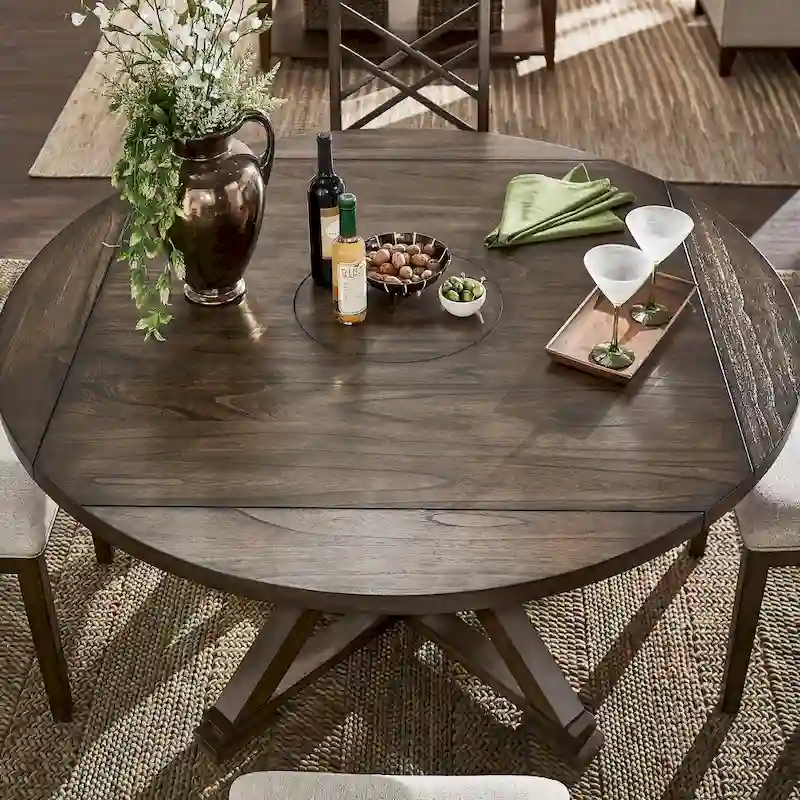 Garrison Espresso Convertible Dining Table