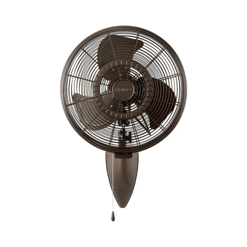 Kichler Lighting Pola Collection 18-inch Satin Natural Bronze Wall Fan