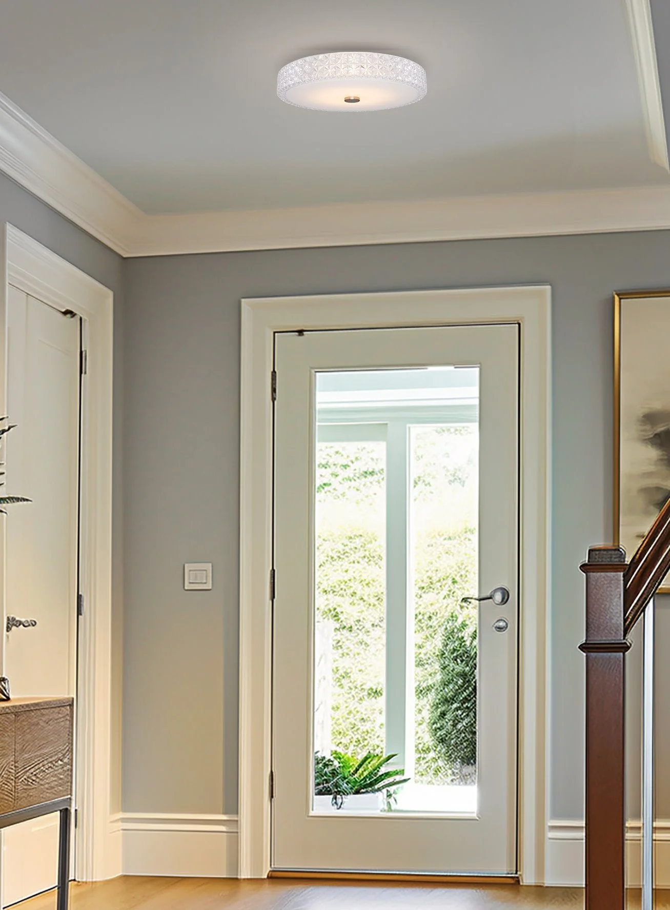 Maxine 15 Modern Integrated 20W LED (120W eq.) Flush Mount Ceiling Light