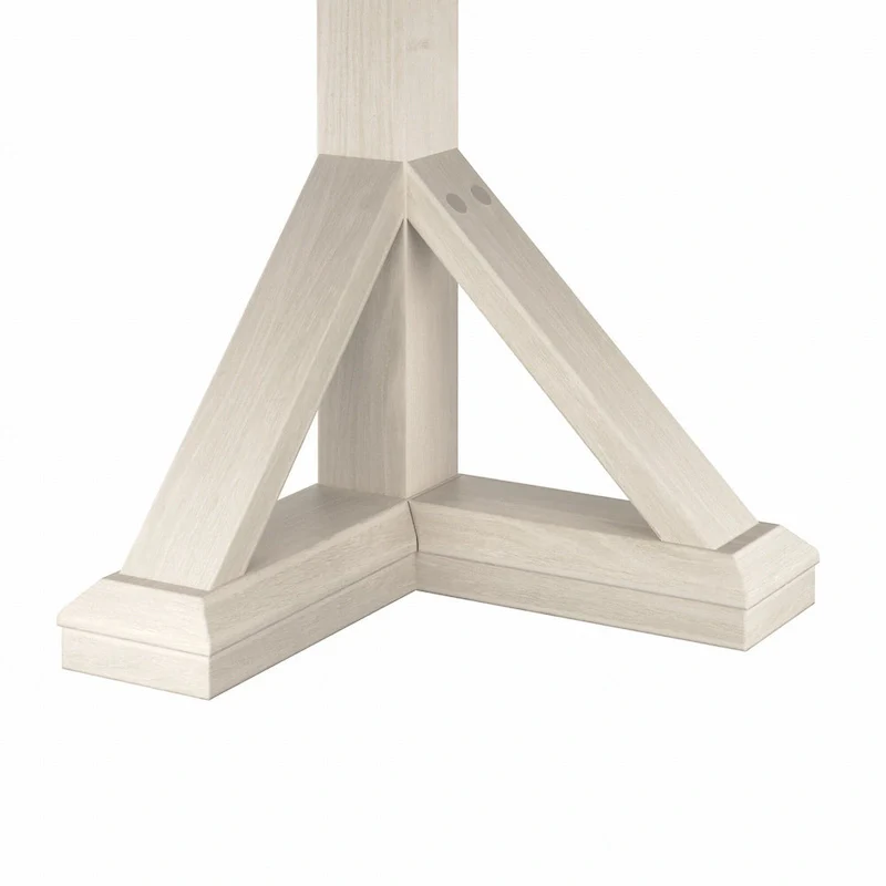 Homestead 60W Farmhouse L Shaped Desk by Bush Furniture