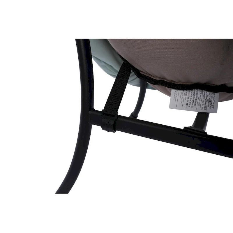 Padded Lounge Chair with Side Pocket