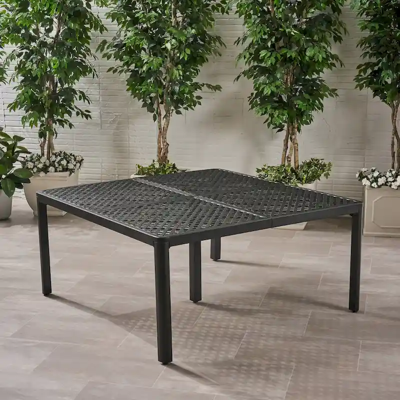 Outdoor Modern Aluminum Dining Table
