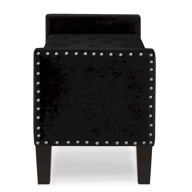 Entryway Living Room Soft Padded Seat with Armrest,Bed Bench