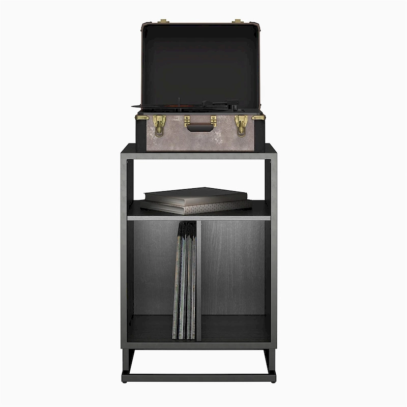 The Novogratz Regal Turntable Stand / End Table