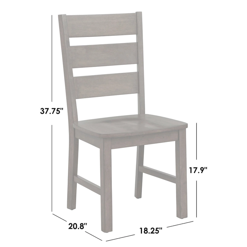 Simple Living Mandeville Solid Wood Dining Chairs (Set of 2)