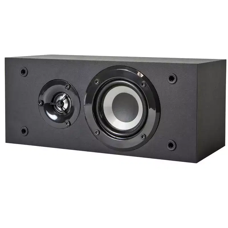 Monoprice Premium Home Theater Center Channel Speaker, Black