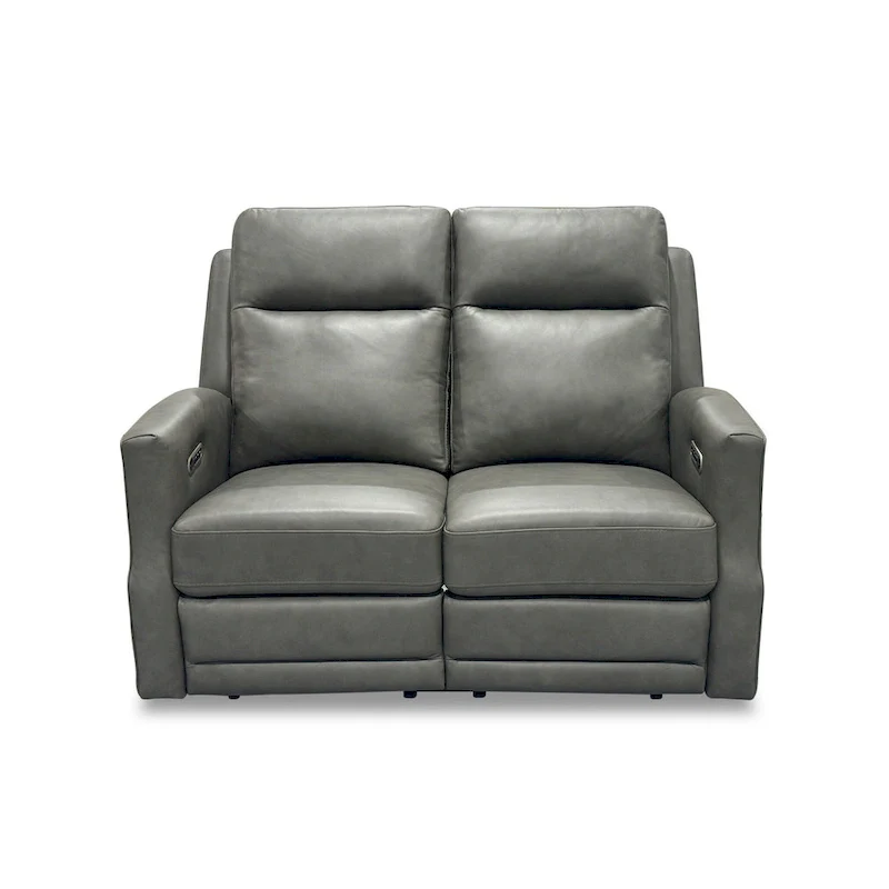 Maxwellton Cedar Power Reclining Loveseat with Power Headrests and Lumbar by Flexsteel - 56  x 42  x 39