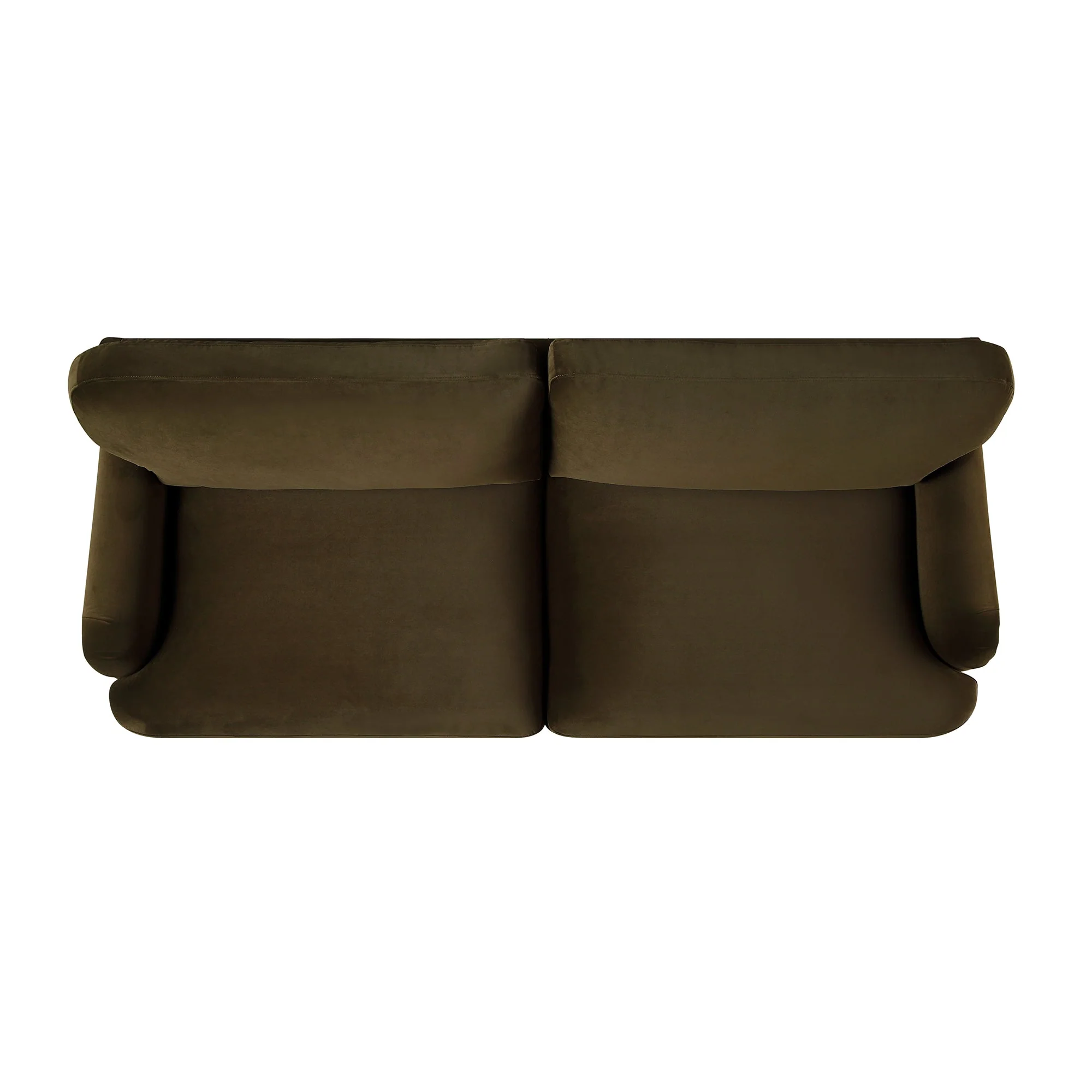 Seaweed Velvet Sofa, 3-Seater