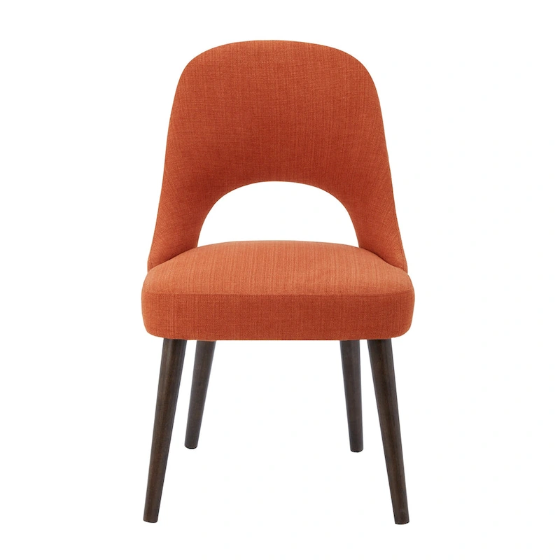 INK+IVY Nola Upholstered Dining Side Chairs with Cutout Back design (Set of 2)