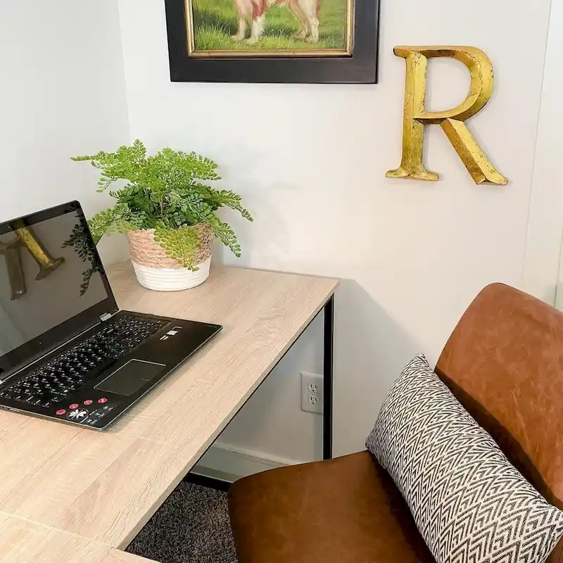 95.2 Inch L Shaped Desk with Shelves Home Office Computer Desk