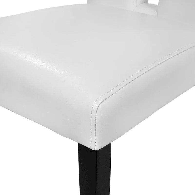 Blanton Modern Black Wood 9-Piece Counter Height Dining Set by