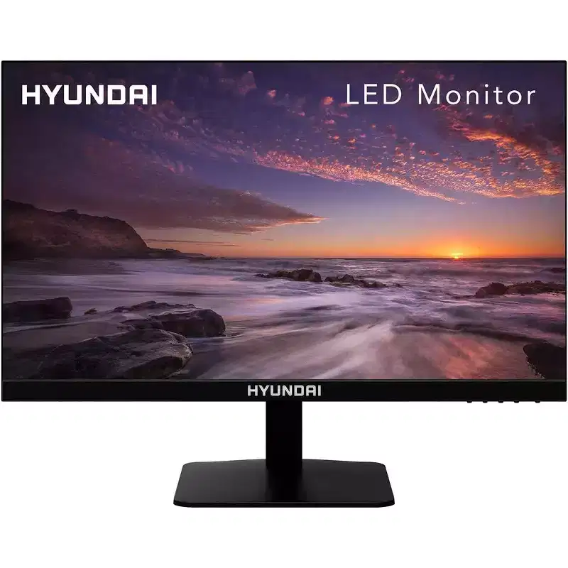 Hyundai 24 Full HD LED Computer Monitor, HDMI & VGA - Black