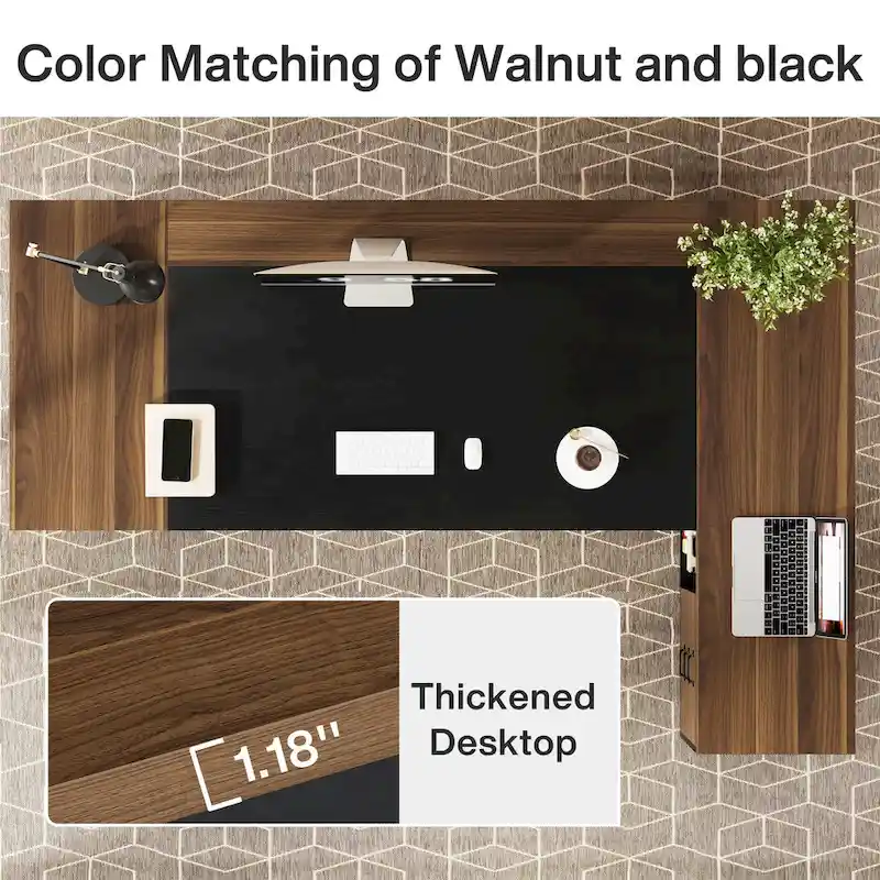 L-Shaped Computer Desk 78.7