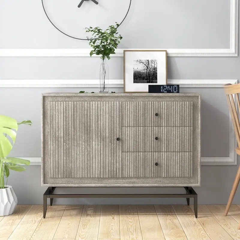 Camilo 3 Drawer Wood Accent Cabinet - 39.5 x 16 x 31