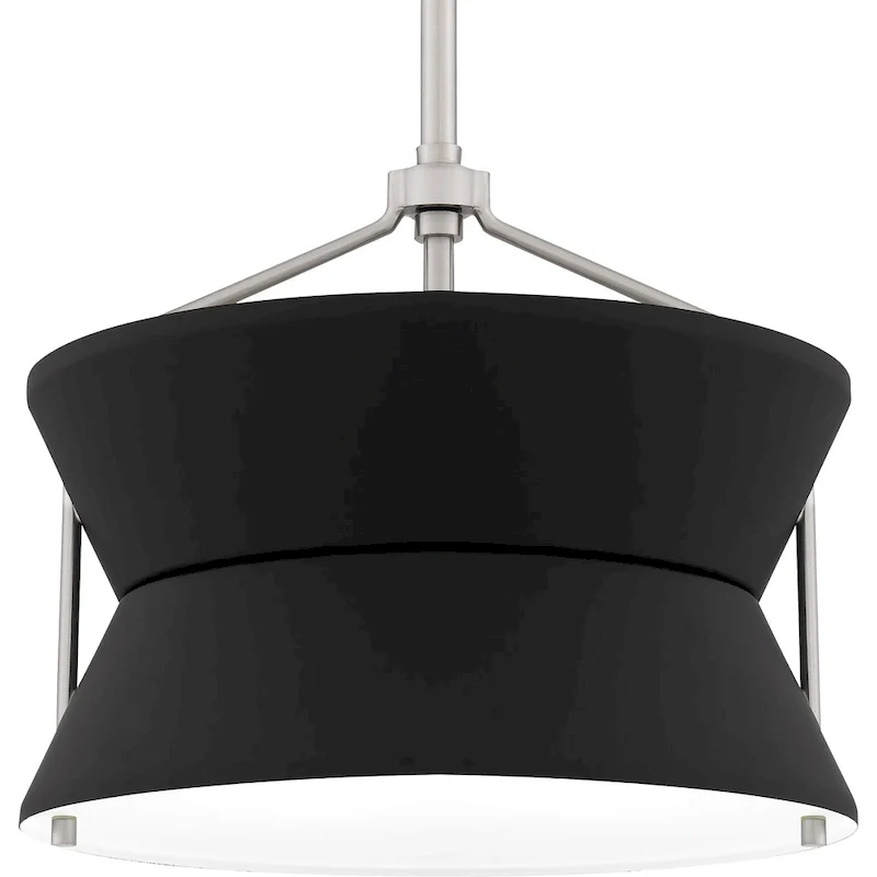 Nira 2-Light Brushed Nickel Pendant Light