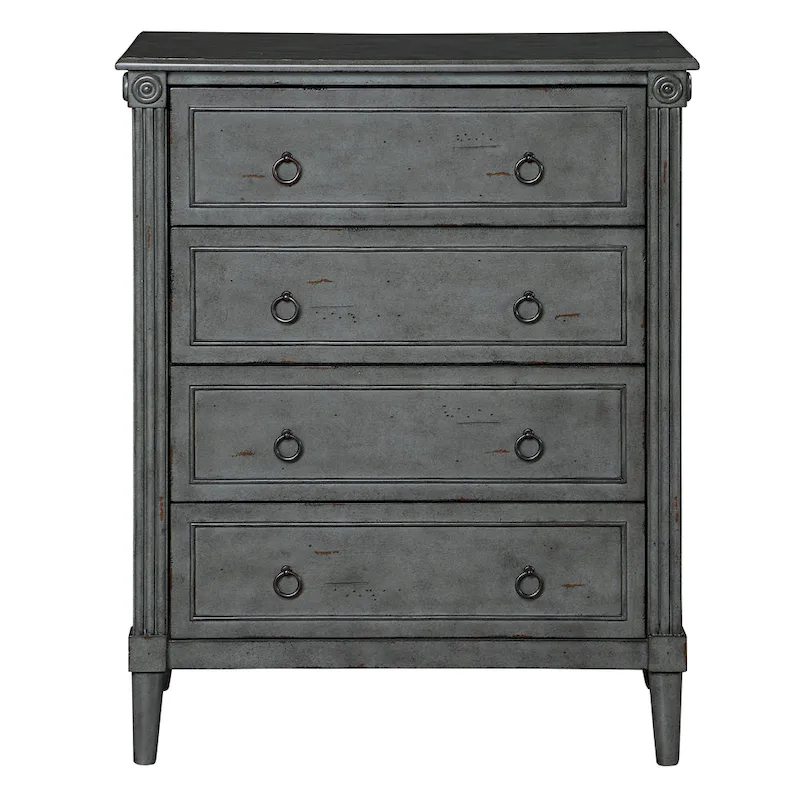 Joneigh Traditional Solid Wood 4-Drawer Chest by Furniture of America