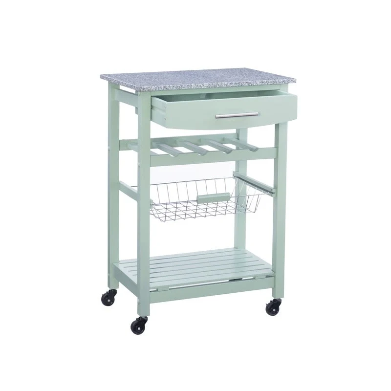 Jake Compact Mobile Rolling Kitchen Cart