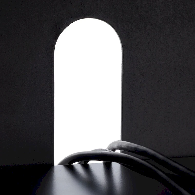 Cristen 1 Shelf Rattan Media Stand - 54  W x 15  D x 22  H - 54Wx15Dx22H