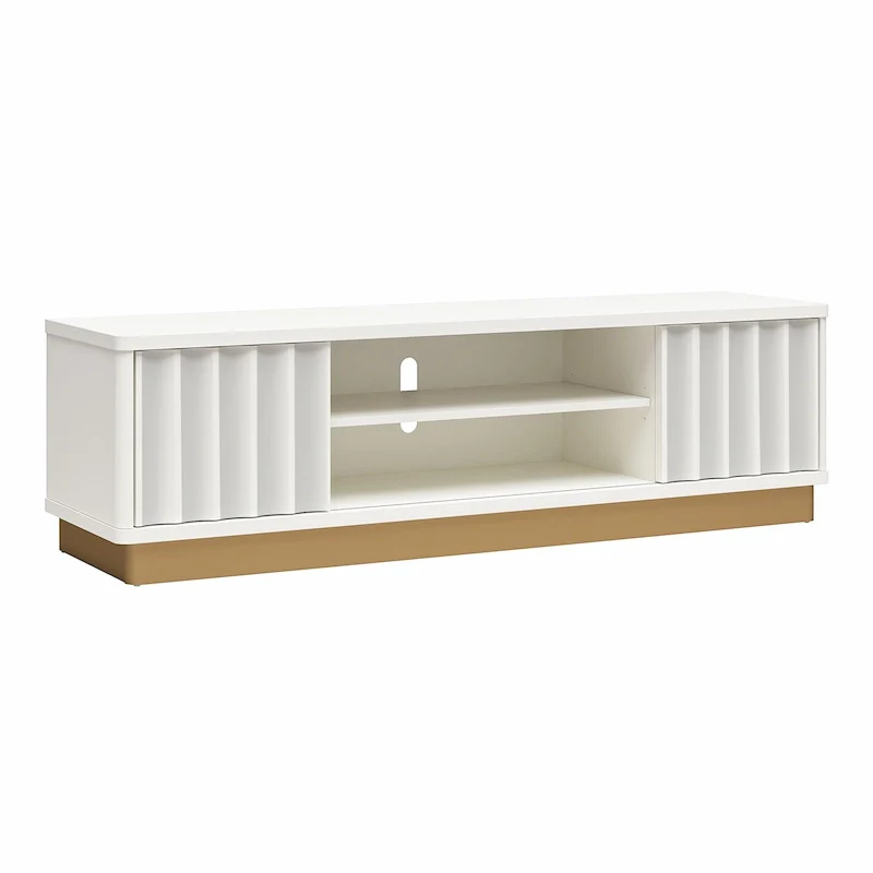 Modern Scalloped TV Stand for TVs up to 65 - Up to 65