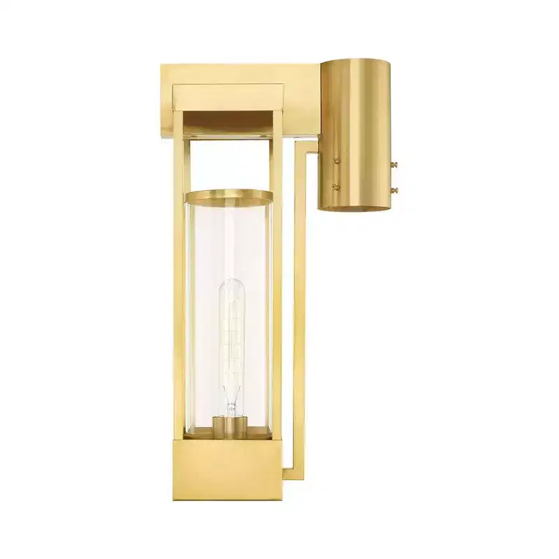 Livex Lighting Delancey 1 - Light Wall Light in Satin Brass