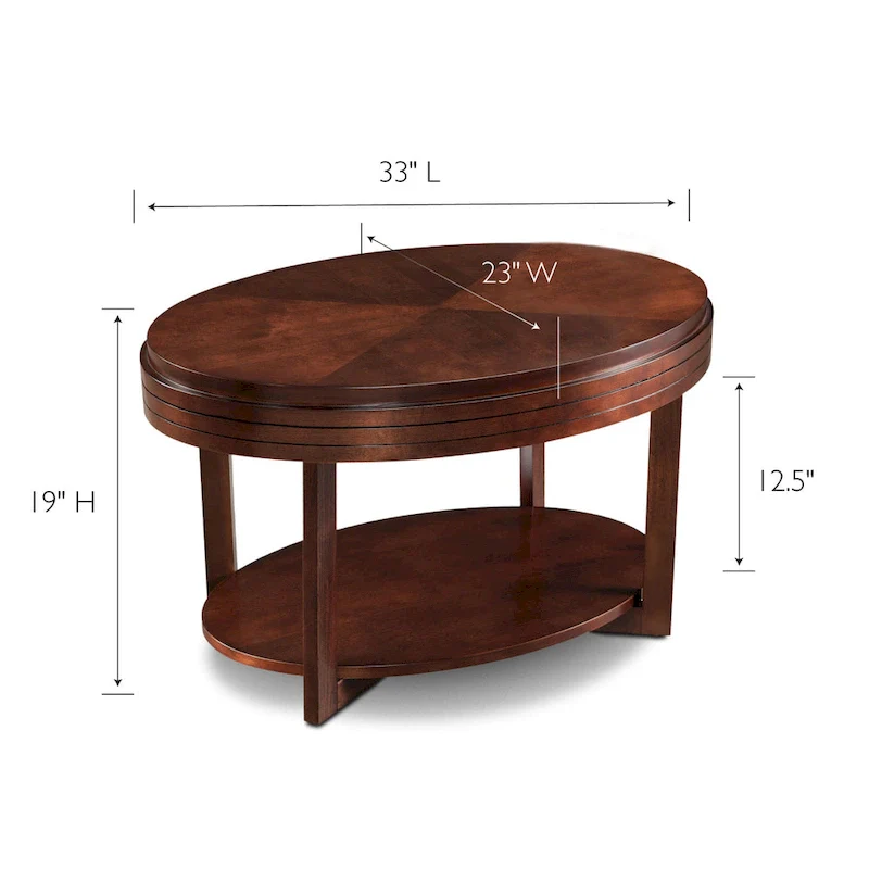 Oval Condo/Apartment Coffee Table