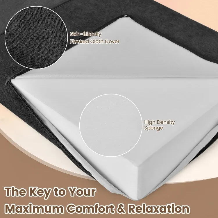 Tri-Fold Folding Chair Convertible Sleeper Bed - 75 x 28 x 6