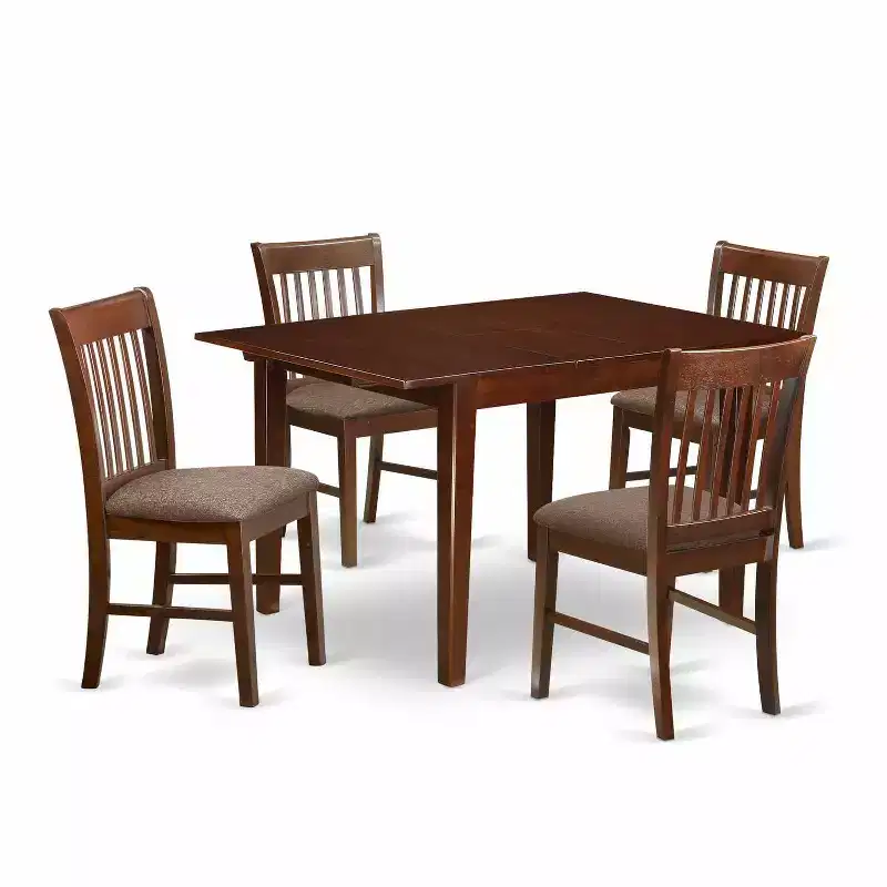 Medieval Dining Set - Small Table & Chairs - Hardwood Dining Room Furniture
