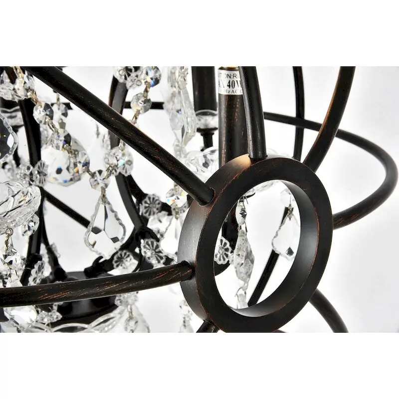 Royce Edge 5-Light Dark Bronze Pendant