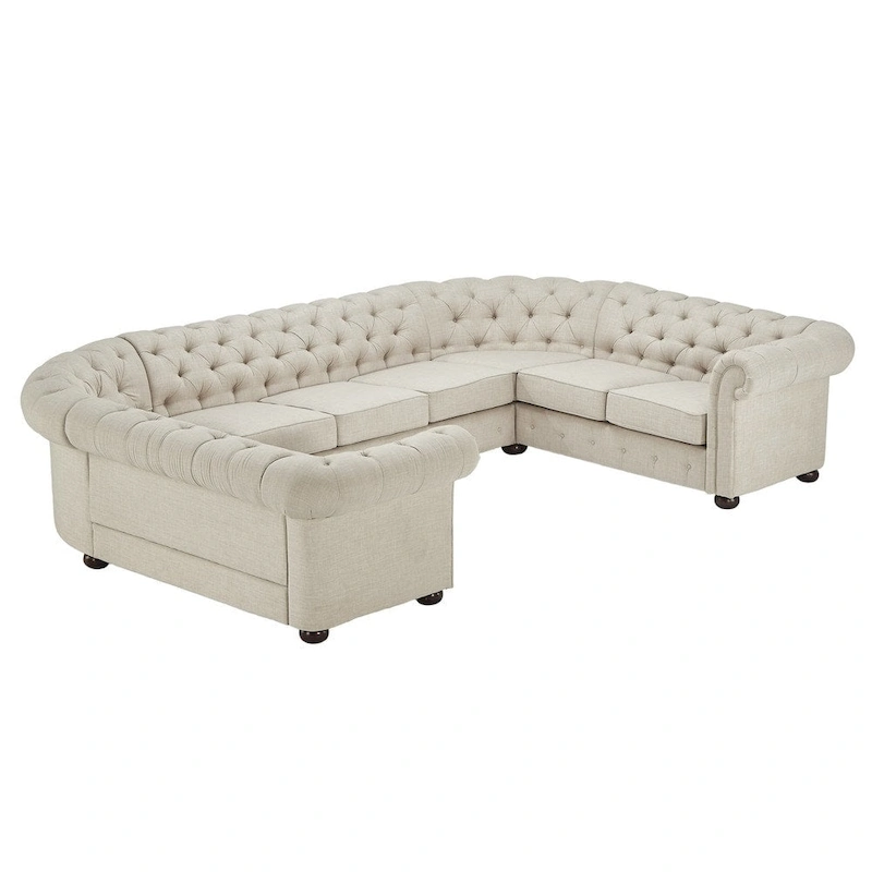 Knightsbridge Chesterfield U-shaped Sectional by iNSPIRE Q Artisan