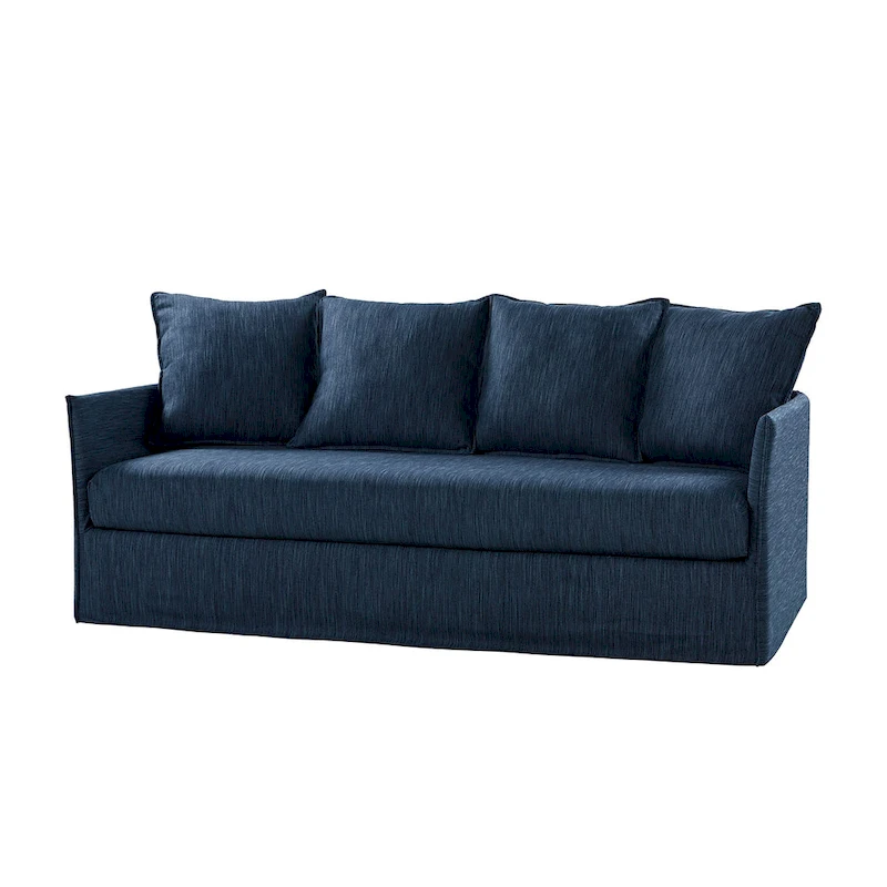 Gottfried 80  Slipcovered Sofa with Removable Cushions by HULALA HOME