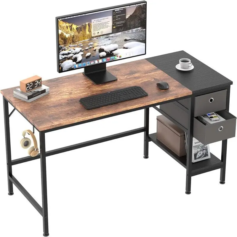 Computer Desk with Drawers 47