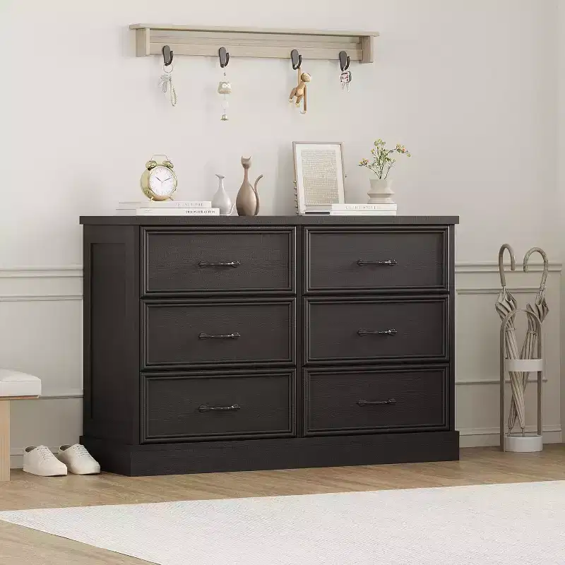 Modern Drawer Bedside Table Storage Cabinet  Ideal for Bedroom Organization, Space-Saving Furniture, Durable Wood Construction