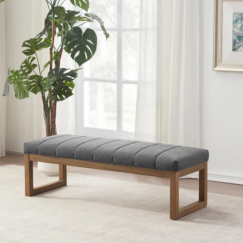 45  Entryway Upholstered Bench Shoe Rack Bench