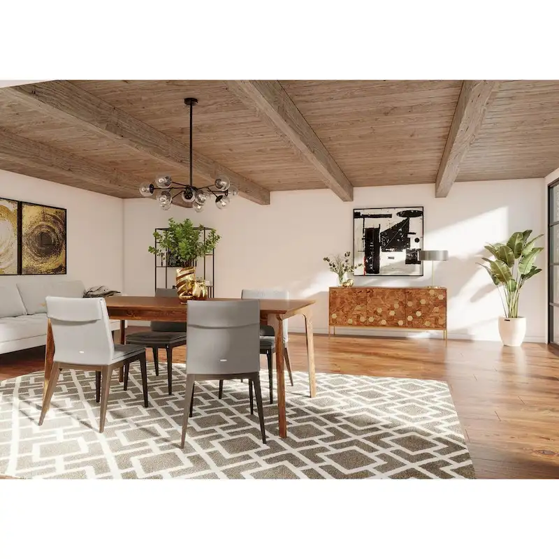 71 Wide Dining Table , Brown