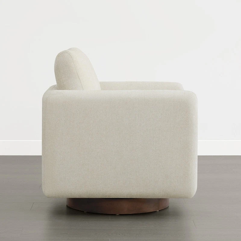 Rebecca Swivel Accent Chair Armchair with Back Cushion