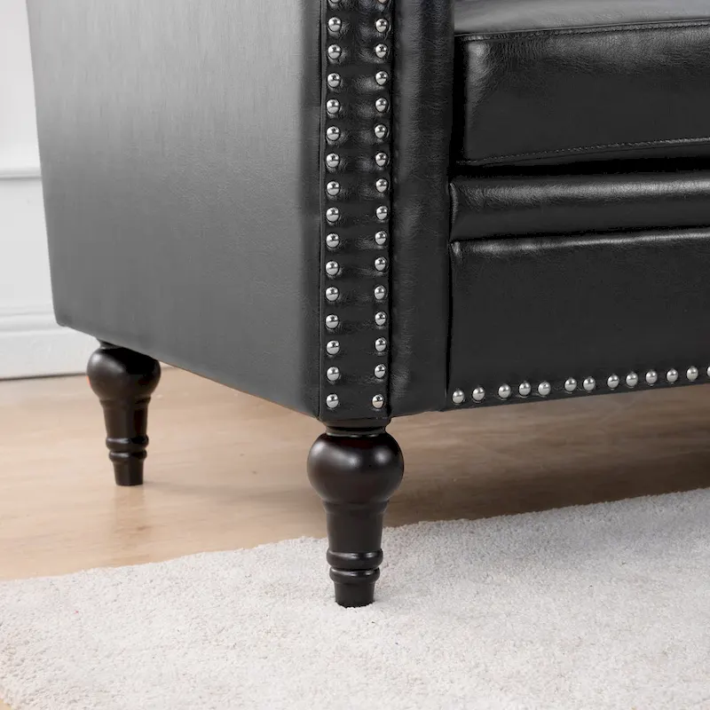 Christopher Knight Home - Clayton Luxurious Sectional Sofa with PU Leather