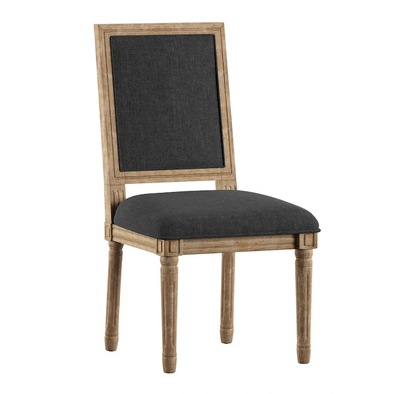 Rectangular Linen Dining Chairs